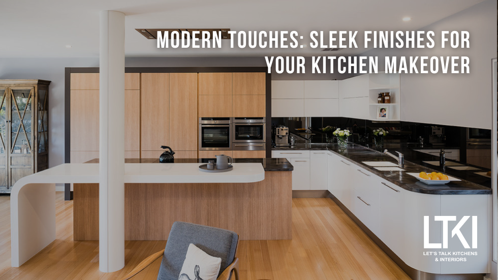 Modern kitchen makeover with sleek finishes, featuring high-gloss cabinetry, seamless stone countertops, and minimalist hardware for a contemporary look.