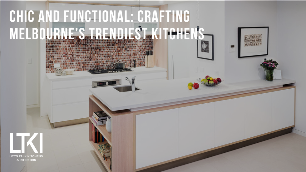 Contemporary Melbourne kitchen featuring sleek cabinetry, minimalist fixtures, and an open-plan layout that balances chic aesthetics with functional design.